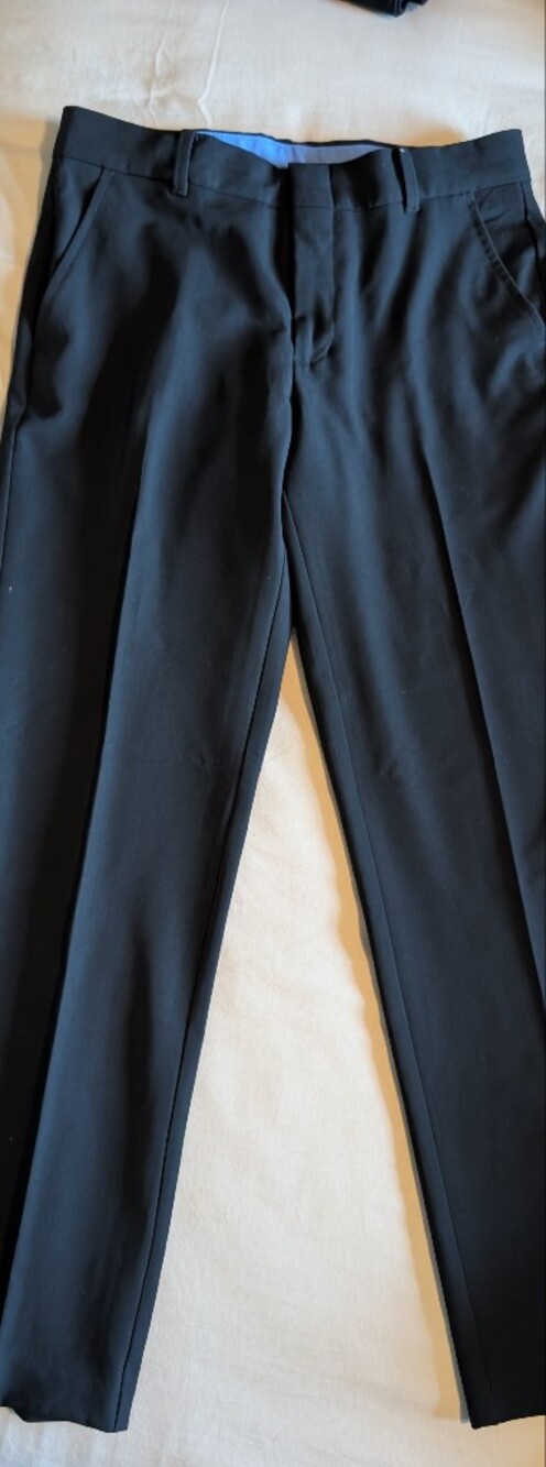 Youth Boys Black Dress Pants - Classic Tailored Fit